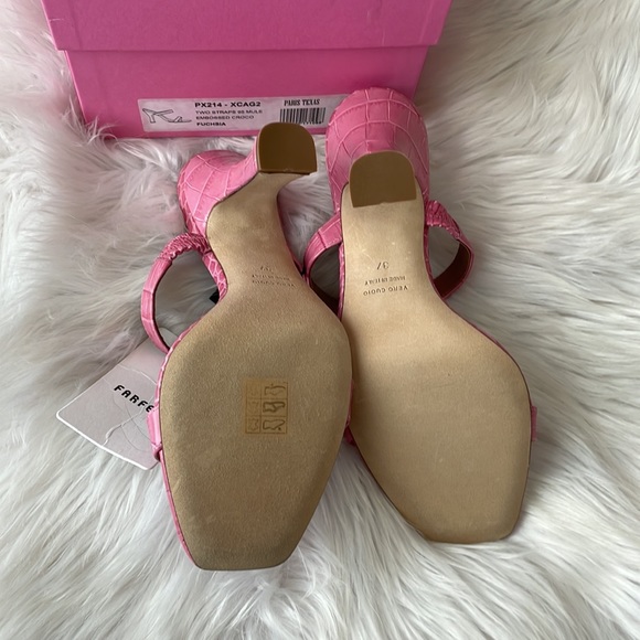 ⭐️HP! Paris Texas two strap pink mule - Picture 4 of 9